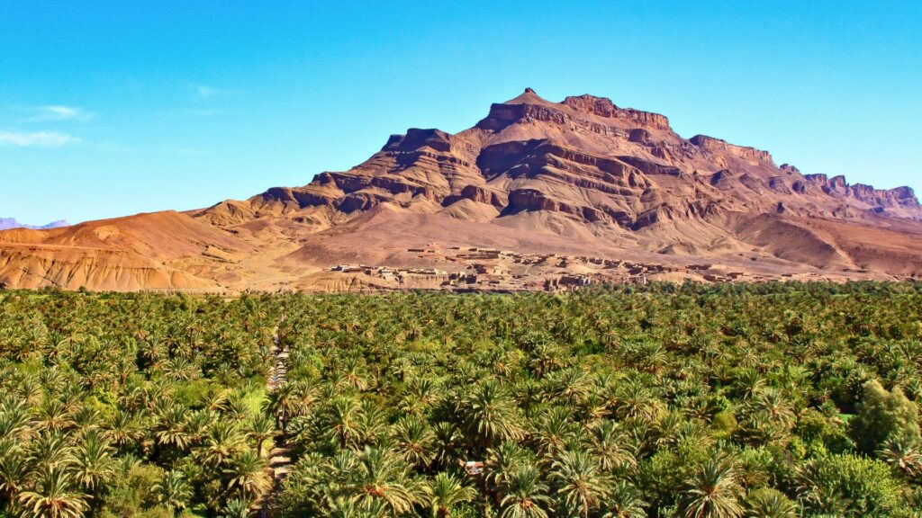 La vallée du Draa dans le sud Marocain