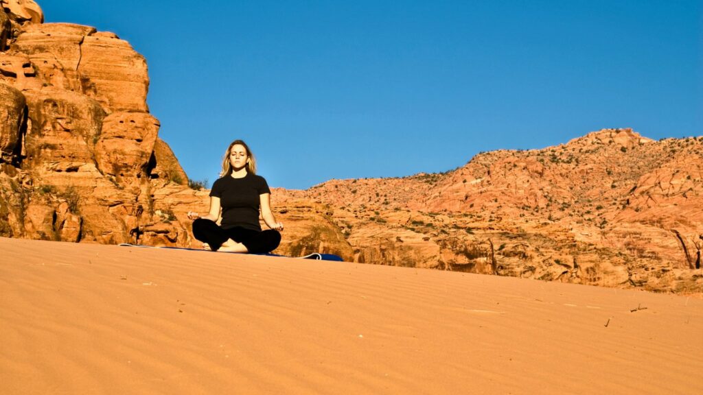 Randonnée chamelière - Méditation et Yoga dans le désert