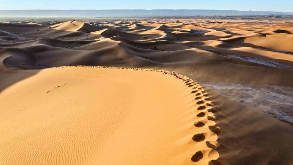 trek maroc randonnée dans le désert